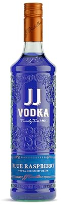 J.J Whitley Blue Raspberry Vodka 70cl
