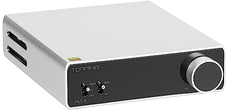 Topping PA5 II Amplificatore di Potenza 100W x 2 Classe D Completamente Bilanciato AMP Ingresso TRS/RCA 12V Trigger Amplificatore Audio Domestico Stereo