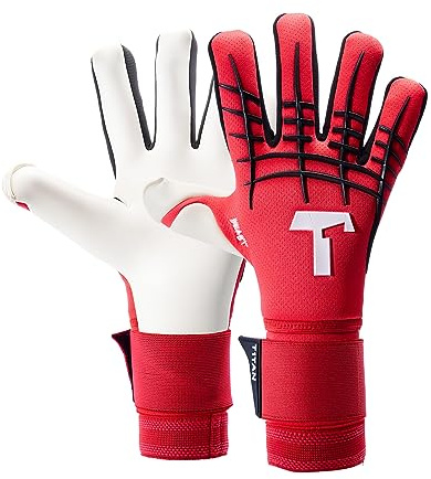 T1TAN Profi Torwarthandschuhe Herren Beast Fingerschutz, Größe 6-11, Torhüterhandschuhe Erwachsene,Tormannhandschuhe Jugendliche, Fußball Torwart