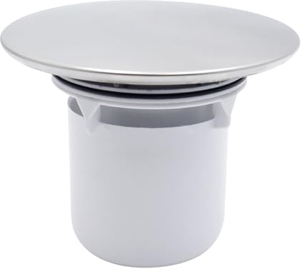 Copertura universale per trappola doccia da bagno Copertura di scarico a pavimento Ricambio in plastica per tappo
