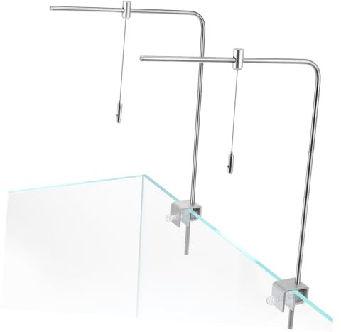 BESPORTBLE 1 Satz Aufhänger für Fischbecken Aqua Beleuchtung Reptilien Pflanzen Anlage leichte Aufhängevorrichtung langlebiges, leichtes Rack LED Container Aluminiumrahmen Fisch Lampe