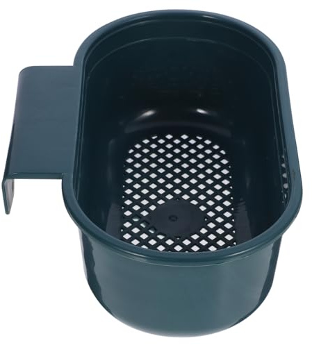 Hohopeti Hanging Kitchen Sink Strainer Basket - Multifunctional Drain Basket Over The Sink Colander Strainer for Fruits and Vegetables Space-Saving Trash can Solution