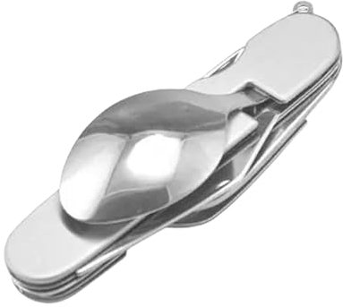 Camping-Besteck-Set, Camping-Utensilien-Set - 6-in-1 faltbares tragbares Besteckset - Multifunktionales, abnehmbares Campingutensilien-Set mit Flaschenöffner für Reisen, Wandern, Hobo-Scouting, Pickni