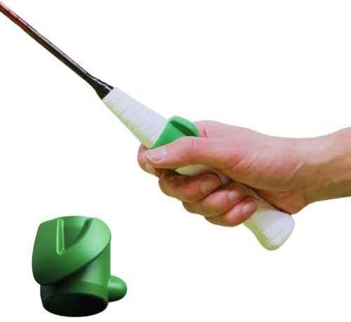 GRIPFIXER Badminton | Ensures the Correct Grip | The Ultimate Training Equipment & Teaching aid | Danish Innovation | Richtige Technik - Nr. 1 Problem | Effektiver Grifftrainer | Wissenschaftlich Getestet | Einfache Nutzung