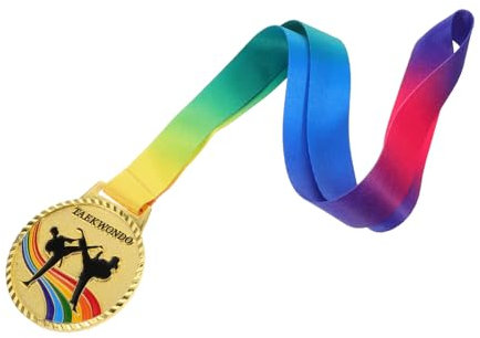 Generisch Gold-Taekwondo-medaillen, Kampfsport-medaillen-Auszeichnung, Sportfeier-medaillen, 1. Platz-Auszeichnung Für Wettbewerbe, Taekwondo-meisterschaften