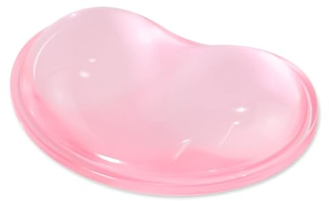 Laroal Weiches Maus-Handgelenkauflage-Pad, bequemes, kühles, ergonomisches Silikongel-Kissen, kleines Stützpad zur Schmerzlinderung der Hand mit Gelfüllung für Laptop, Computer und Büro