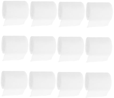SHINEOFI 12pezzi Tela Di Gesso Per Modellazione Di Materiale Per Costruzioni Tela Per Scenari Involucro Per Calchi Scultura e Creazione Di Maschere Ampia Applicazione Per Progetti Artigiana