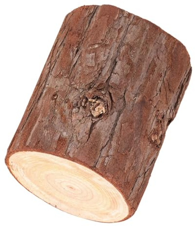 Mobestech Natural Wood Stump Candle Holder Tealight Stand Wooden Pile Candlestick for Table Centerpieces Home Living Decor with LED and Tea Light Compatibility