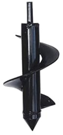 SEIWEI Foret hélicoïdal 8 x 18 cm pour plantation, foret de jardin, accessoires de perçage, tige hexagonale de 3/8
