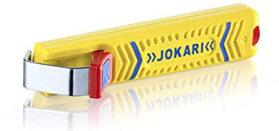 JOKARIoriginal Kabelmesser Secura Nr.27, zum Abisolieren von Rundkabel (z.B.NYM/NYY) 8 bis 28mm Ø, Art.Nr.10270, Mehrfarbig