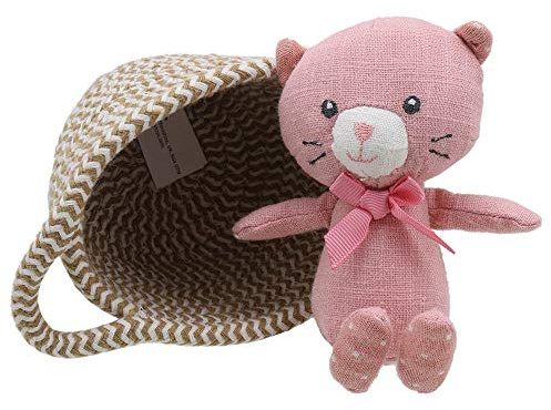 Wilberry - Husdjur i korgar - katt mjuk leksak