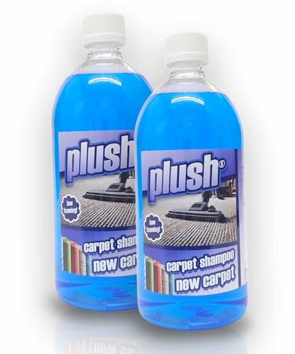 Carpet Shampoo Concentrated 100-1 - New Carpet Fragrance 1L Plush (2 PACK)