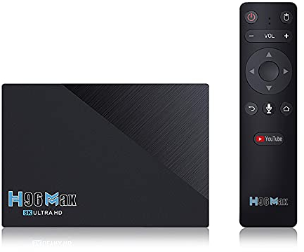 H96 MAX RK3566 TV Box Android 11 RK3566 4GB RAM 32GB ROM 2,4G/5GHz WiFi BT4.0 1000M LAN Supporto HEVC H265 4K con tastiera i8