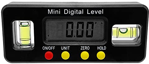 PAULIMOT Winkelmesser digital mit integrierter Wasserwaage, 100 mm