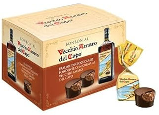 1 Confezione di Praline Bon Bon Vecchio Amaro del Capo - Bauletto singolo 250G