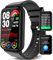 2024 Smartwatch ΒΙυtzυcker Uhr Herren Damen, 1,57 Fitnessuhr Schmal Fitness-Tracker mit Telefonfunktion SOS-Taste, ΒΙυtzυcker Pulsuhr SpO2 Schlafen Messung Sportuhr für Android iOS
