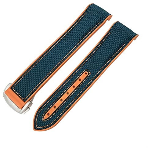 KAPPDE Uhrenarmband für Omega Seamaster 300 AT150 Speedmaster 8900 PlanetOcean Seiko Lederarmband, 19 mm, 20 mm, 21 mm, 22 mm, 22 mm, Achat