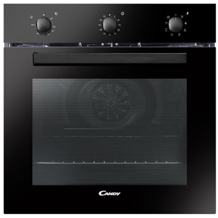 Candy CMFM8N/1/E POP EVO - Forno elettrico, ventilato, 65 litri, 60x60 cm, Nero,Classe energetica A