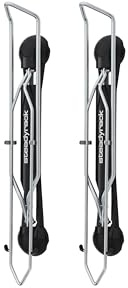 Steadyrack Bike Rack – Pivoting Mountain Bike Rack, Holds Up to 77 lbs, Fits 24-29 Wheels, 2.1-2.8 Tires, Foldable Wall Mount for Space-Saving Bicycle Storage - 2 Pack