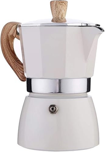 Cafetière à expresso classique en aluminium pour cuisinière, cafetière italienne, cafetière à expresso, cafétéria à moka, adaptée aux plaques à induction, 300 ml