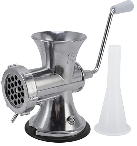 SYH&AQYE Tritacarne Manuale in Acciaio Inossidabile, Tritacarne a Ventosa per Salsicce in Lega di Alluminio per Cucina Domestica
