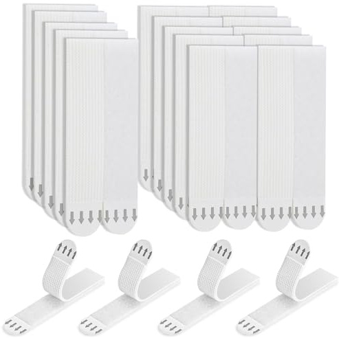 Yoolly 36 Pairs (72 Strips) Picture Hanging Strips Heavy Duty, 93 x 19mm Hook Loop Mounting Tapes, Removable Picture Mounting Adhesive Strips, Damage Free Wall Fastener Tape for Frame Hanging