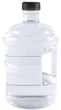 perfk Mineralwassereimer, Mineralwasserfass mit Griff, verdickter Wasserspender, Flasche, Wasserbehälter für Teeservice, Küche, 5l