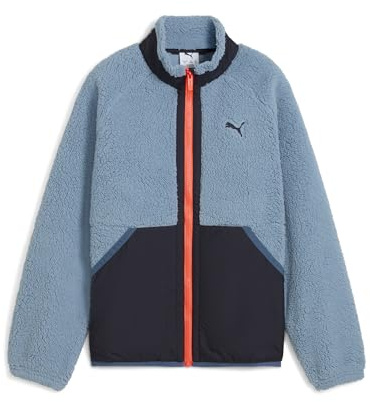 PUMA Unisex Kinder Hybrid Sherpa Jacket Mantel, Cool Blue, 164 EU
