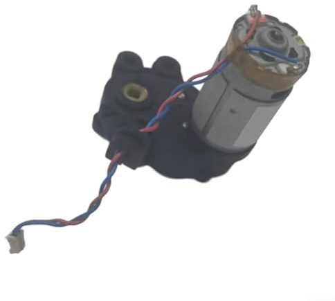 Main Brush Motor Assembly ZJ2228 Replacement Part Compatible with For DEEBOT X2 OZMO Robot Vacuum Cleaner, Central Brush Motor Component Black Silver