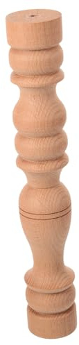 DIKACA Massivholz Geschnitzter Möbelpfosten Römische Säule Dekorative Holzsäule für Schrank Möbelzubehör Langlebiges Heimwerker-Accessoire mit Klassischem Design