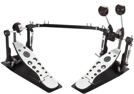Colcolo Doppel-Bassdrum-Pedal, Zubehör, Stepon, verstellbares Kick-Drum-Pedal, Percussion-Hardware für Anfänger und Enthusiasten