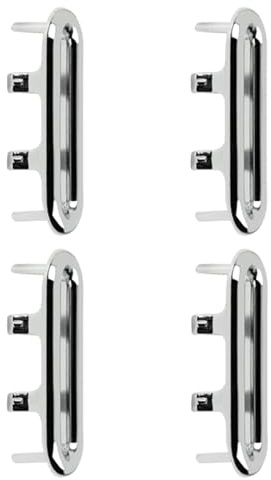 Coperchio di overflow - tappo di scarico ovale da bagno 4x, rivestimento bacino di sostituzione, bagno tappo a durata di perforazione, scarico della protezione trabocco | Pro