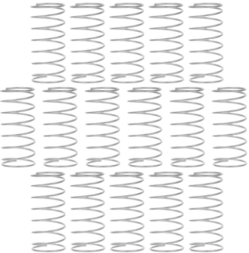 DOITOOL Lot de 20 ressorts de rechange universels pour bouton de chasse d'eau de toilettes, bobine de compression en acier inoxydable pour actionneur de couvercle de réservoir, entretien de plomberie