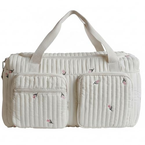 Sac de sport Mommy Baby – Sac à langer matelassé de capacité pour femme avec plusieurs poches pour l'hôpital et les voyages week-end Style 1 pour un usage quotidien