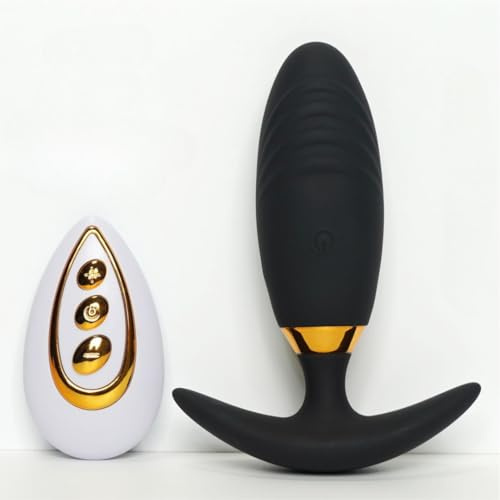 Wireless Prostate Massager Vibrator with Heating, 10 Modes Wiggling Motion & Vibration, USB Rechargeable Waterproof Silicone Personal Massager, Remote Control, Discreet Packaging