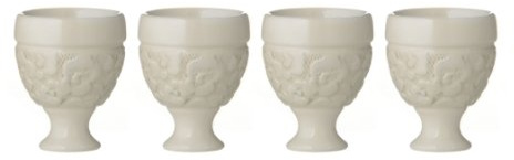 Premier Housewares Georgia Egg Cups - Cream, Set of 4