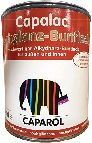 Caparol Capalac Hochglanz Buntlack 750ml Lichtgrau RAL 7035