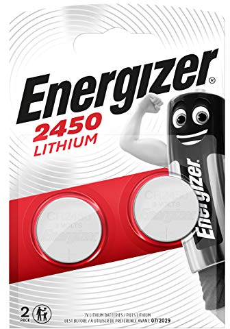 Energizer CR2450 Batterien, Lithium Knopfzelle, 2 Stück