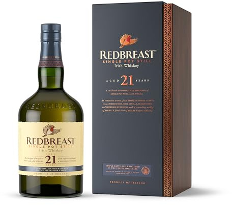 Red Breast 21 Years Old Single Pot Still Irish Whiskey 46% - 700 ml in Giftbox