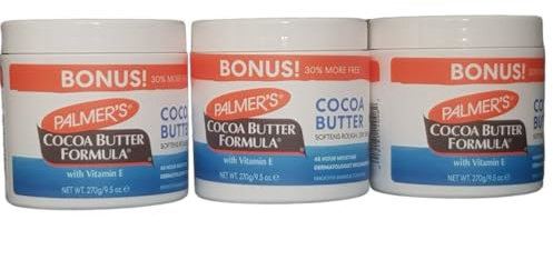 3x Palmers Palmer's Cocoa Butter Formula with Vitamin E Creme Jar 270g (810g)