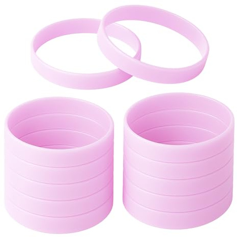12 Stück Silikonarmband Silikon Jelly Armbänder Erwachsene Gummi Armreifen