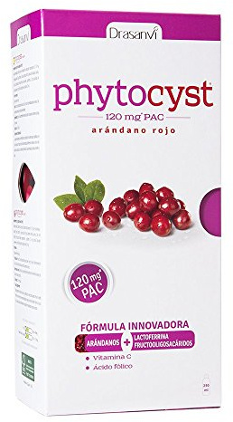 DRASANVI PHYTOCYST LÍQUIDO - Arándano Rojo Americano + Vitamina C + Ácido fólico - SIN GLUTEN - 250ml