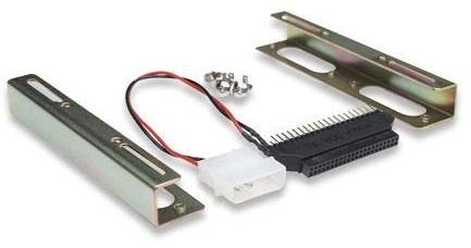 Manhattan Notebook Hard Drive to Desktop Adapter (2.5 to 3.5). 44-pin to Standard 40-pin IDE Adapter with Bracket