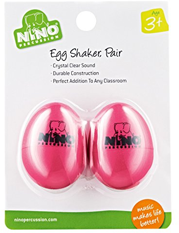 Meinl Egg Shaker Set NINO540SP-2, Strawberry Pink, 2 pcs - Shaker