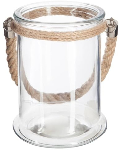 Atmosphera - Photophore Lena - verre - H17 cm