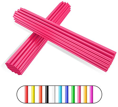 PSLER 72x Speichenabdeckungen Speichenschutz für Fahrrad Rollstuhl, Rosa | Wiederverwendbare Felgenschutzfolien & Deko-Covers für Rollstuhl, MTB, Dirt Bike, Enduro & Mofa - Universell Zuschneidbar