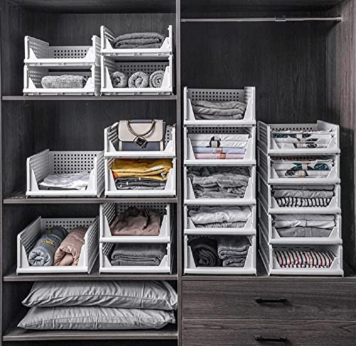 NaturPur Aufbewahrungsbox regal weiß Schrank Organizer Kleiderschrank Organizer Aufbewahrungskorb - Ordnungssystem Ordnungsboxen Stapelboxen Kiste Kunststoffschrank Küchenschrank Organizer Faltboxen