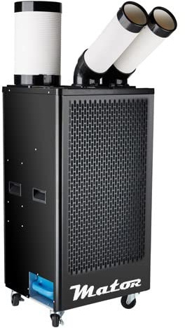MATOR Aire Acondicionado Portátil Spot Cooler BGK-3510 3510W, 3025 Frig/h, 600 m³/h, Aire Frío Potente, Ruedas 360°, climatización Industrial y Profesional