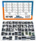 Kit de Condensateurs Électrolytiques 23 valeurs 300pcs Condensateurs Électrolytiques Kit Assortiment Aluminium Condensateur de 10uF à 2200uF 10V 16V 25V 35V 50V Lot de Electrolytique Capacitor