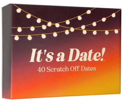 It's a Date!, 40 Fun and Romantic Scratch Off Date Night Ideas for Him, Her, Girlfriend, Boyfriend, Wife, Husband & Couples, Valentine's Gift for Men and Women